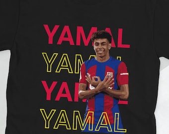 Yamal Soccer Shirt: Adult Barca Fan Tee