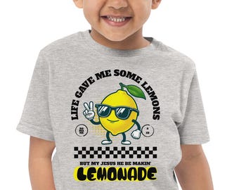 T-shirt 'Lemonade Jesus' voor peuters: shirt kind van God