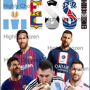 Messi | Lionel Messi | Miami Design PDF | Poster PDF | Printable Football T-Shirt Design | Instant Download and Ready To Print