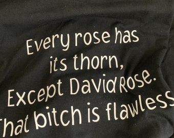 David Rose flawless t-shirt sizes S to 3xl