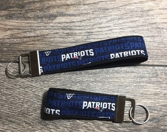 New England Patriots Wristlet Keychain