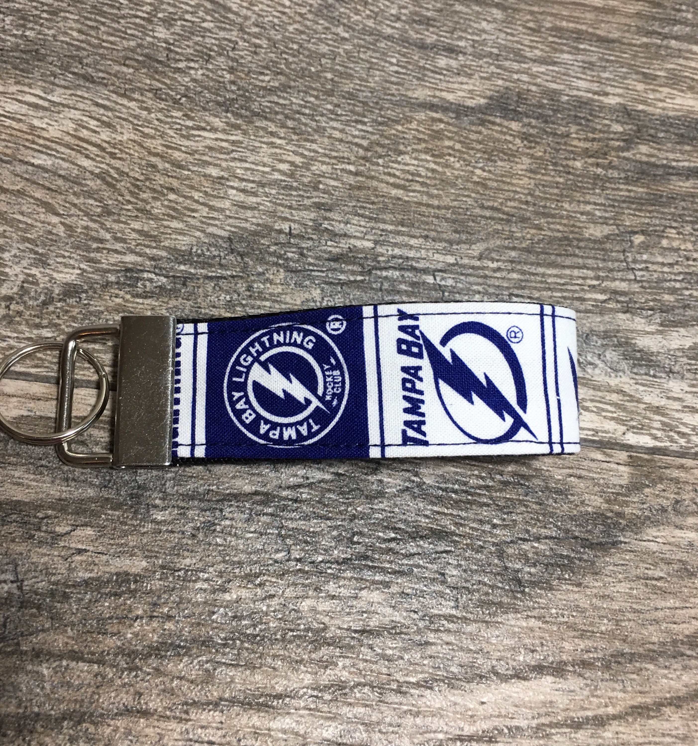 Lightning keychain Tampa Bay Lightning keychain 2 sizes Etsy