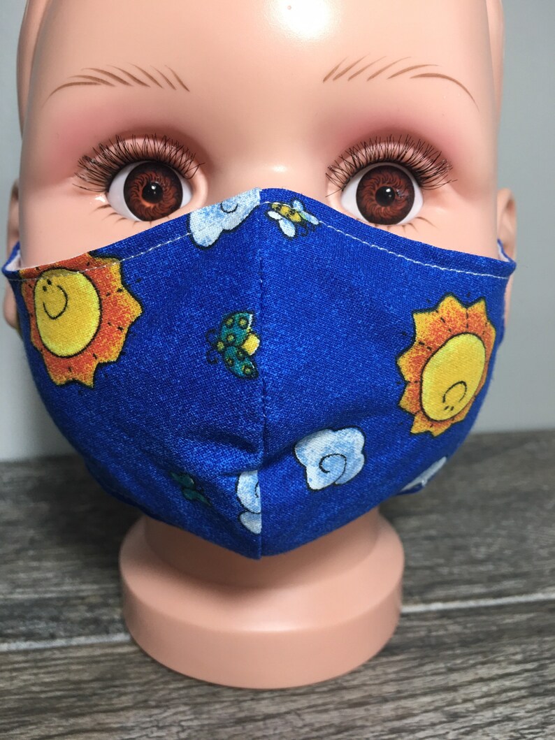 Small child mask toddler kids face mask fits 25 years. Etsy