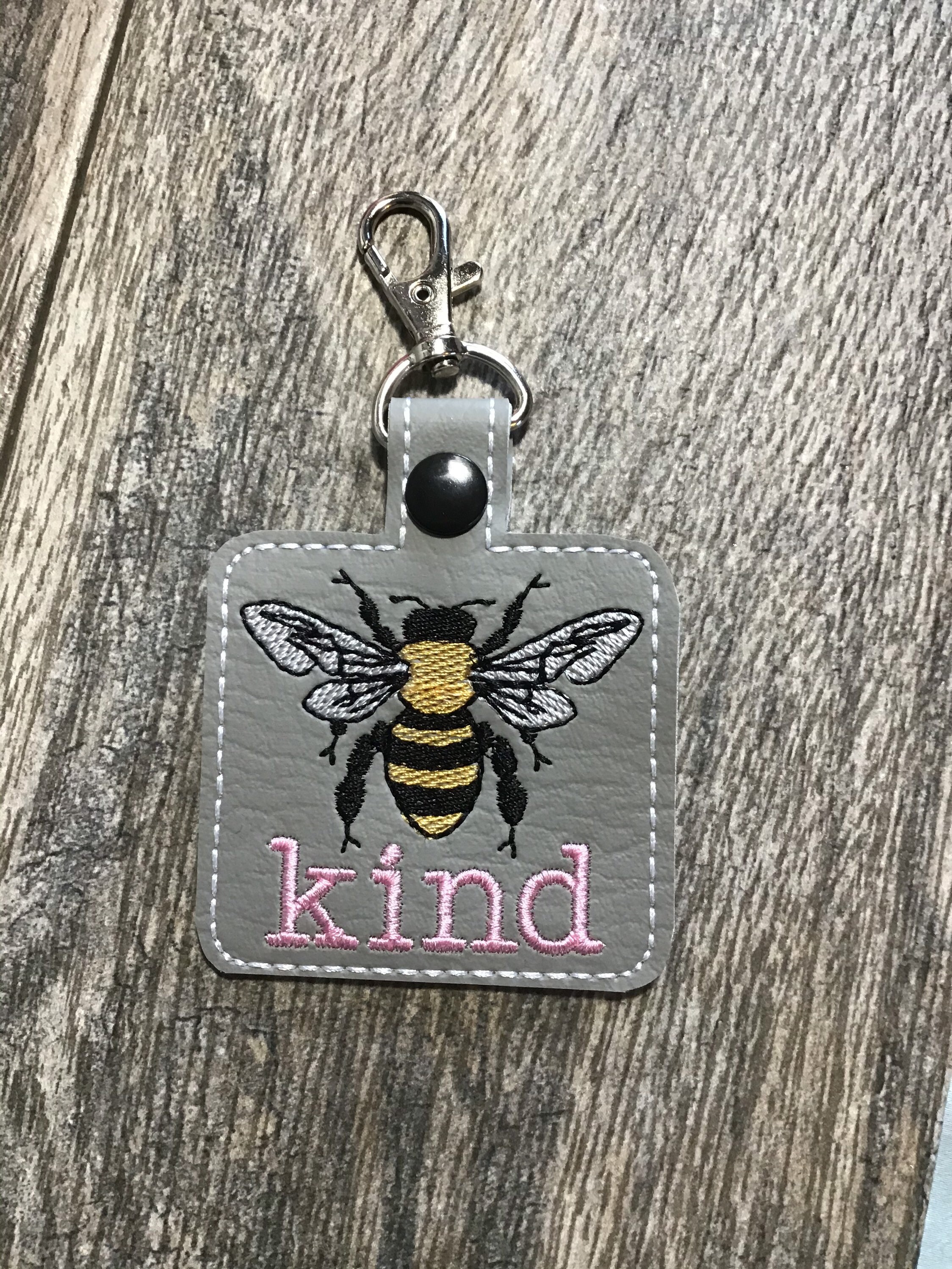Be kind keychain bee kind kindness keychain positive Etsy