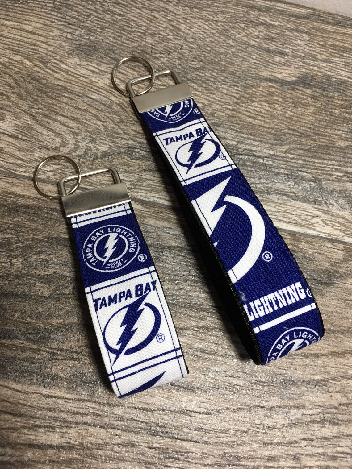 Lightning keychain Tampa Bay Lightning keychain 2 sizes Etsy