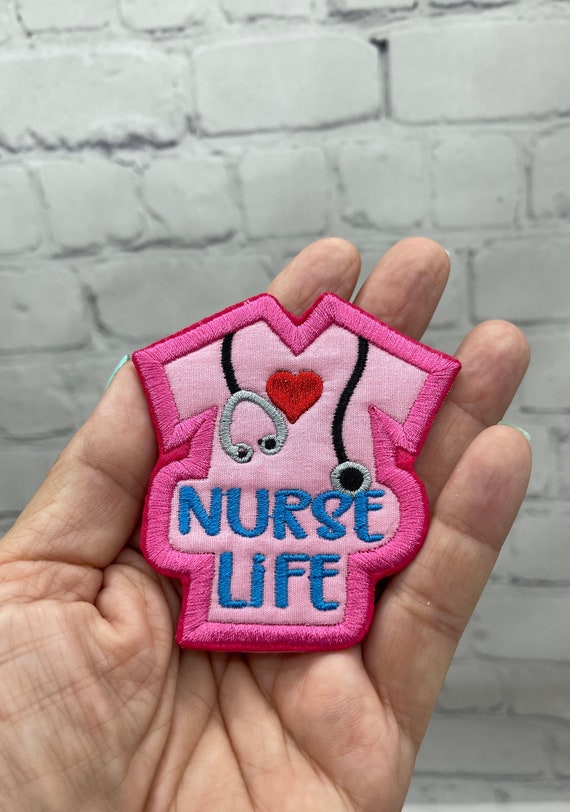 Nurse Life Patch Embroidered Nurse Patch Great Gift for Etsy
