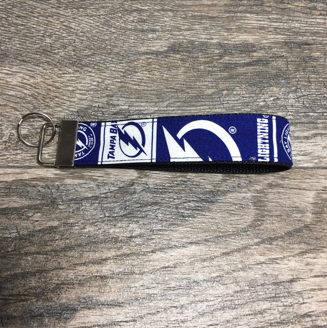 Lightning keychain Tampa Bay Lightning keychain 2 sizes Etsy