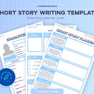 Short Story Writing Template — Outlines and Planners for Authors