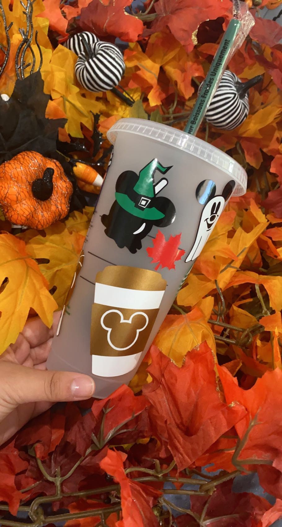 Halloween Inspired Cup/ Disney Halloween Tumbler/ Halloween Etsy