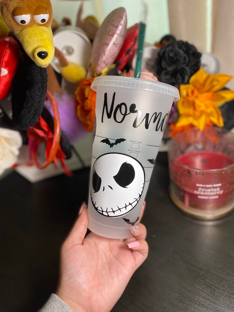 Jack Skellington Starbucks Reusable Cups/ Nightmare before Etsy