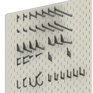 IKEA Skadis UPPSPEL 36 Pack Collection of Hangers Hooks Mount Display Storage Pegboard | 3D Digital File