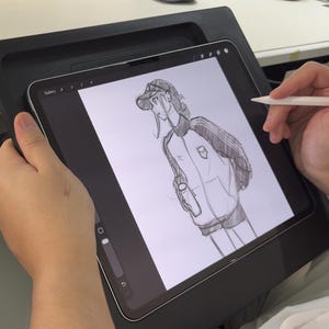 Studio Board Magnetic iPad Drawing Easel Holder