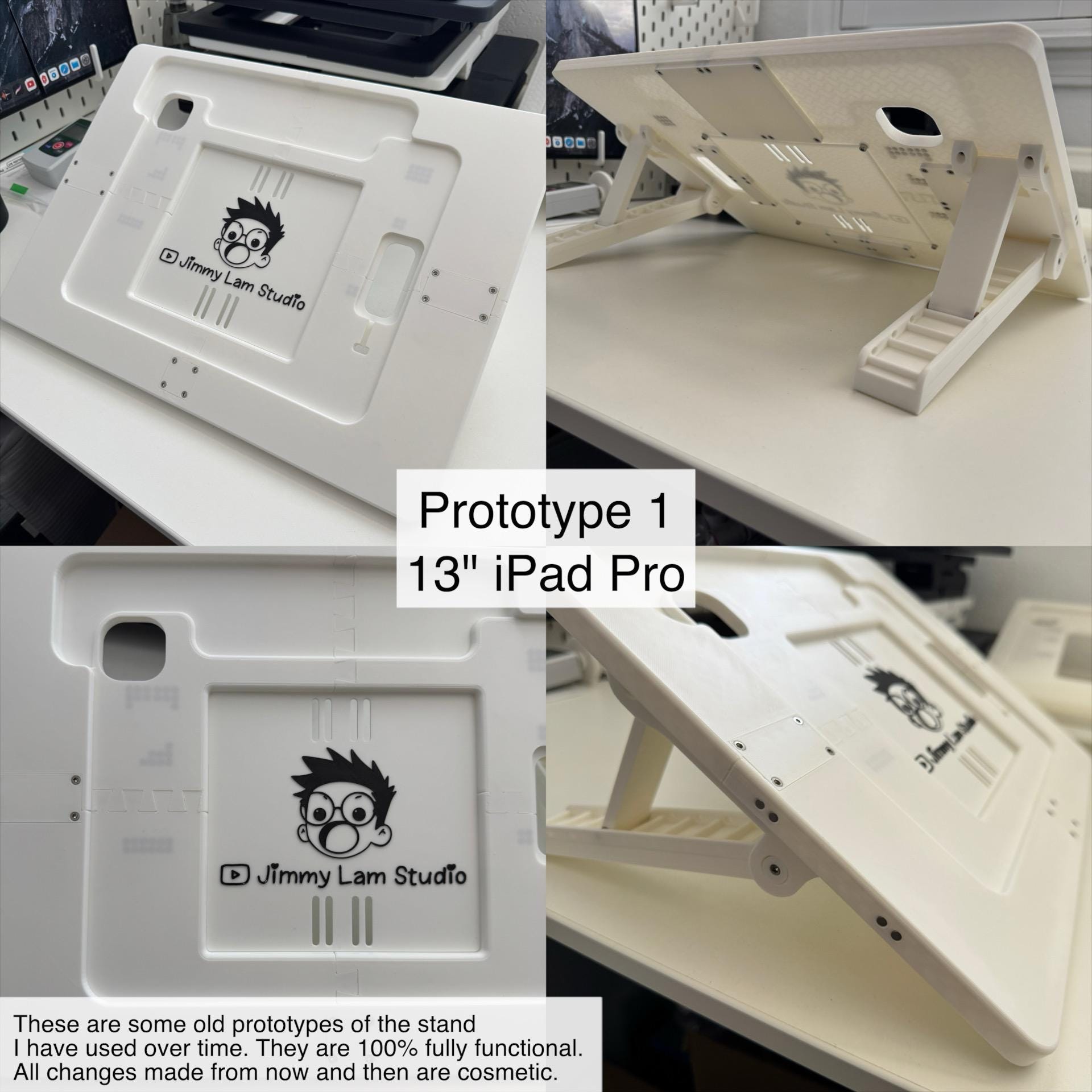 Studio V1 Adjustable iPad Drawing Stand Wireless Charging Desk