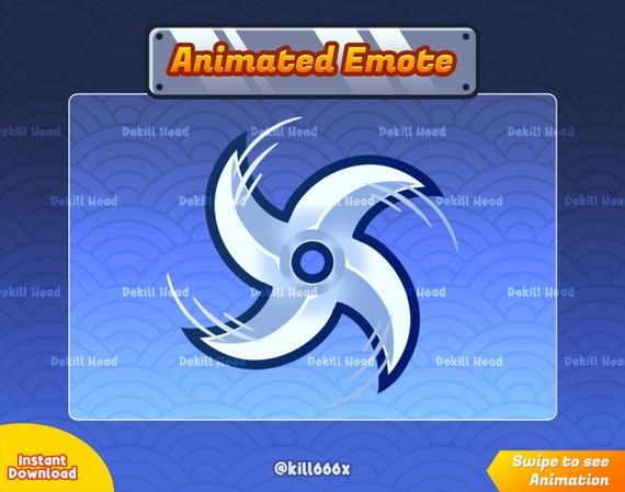 Ninja Shuriken Animated Emote Gif Stream Alerts Twitch - Etsy