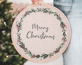 Door wreath MERRY CHRISTMAS | Christmas wreath | Christmas decorations | Christmas present