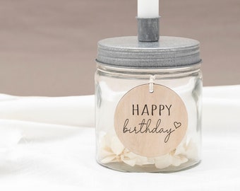 Birthday candle | Birthday gift | Candle birthday | Birthday candles | Birthday gift idea | Candle jar birthday