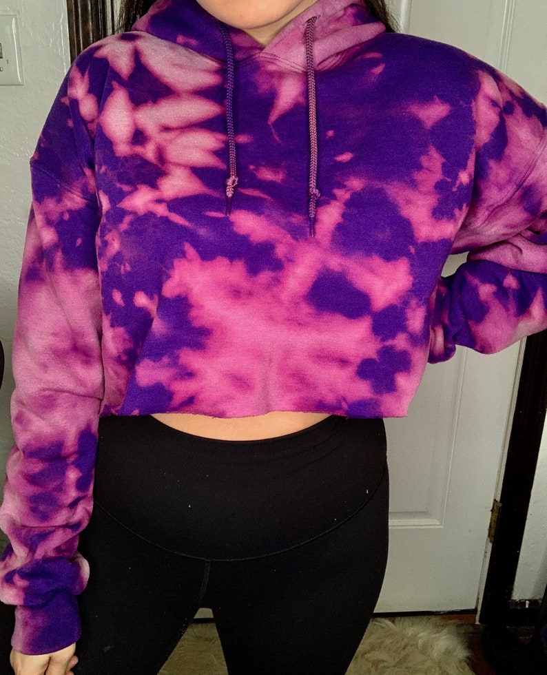 bleach tie dye patterns hoodie