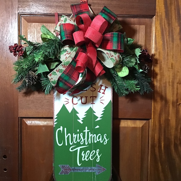 Christmas Door Decor Etsy