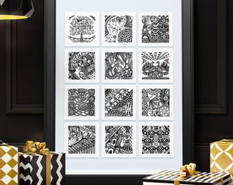 12 Ventanas a la Navidad, un nuevo giro a lo tradicional, Arte mural único para la decoración del hogar