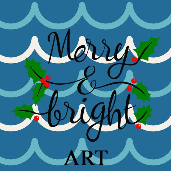 Download Free Christmas Svg Merry And Bright Svg Christmas Shirt Design Etsy SVG DXF Cut File