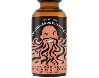 Kept Man Beard Oil: Cedarwood, Bergamot & Rose Scent