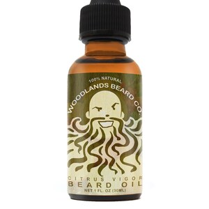 Citrus Vigor Beard Oil - Spicy Blend of Sweet Orange, Clove, Tangerine, Mandarin, and Spearmint