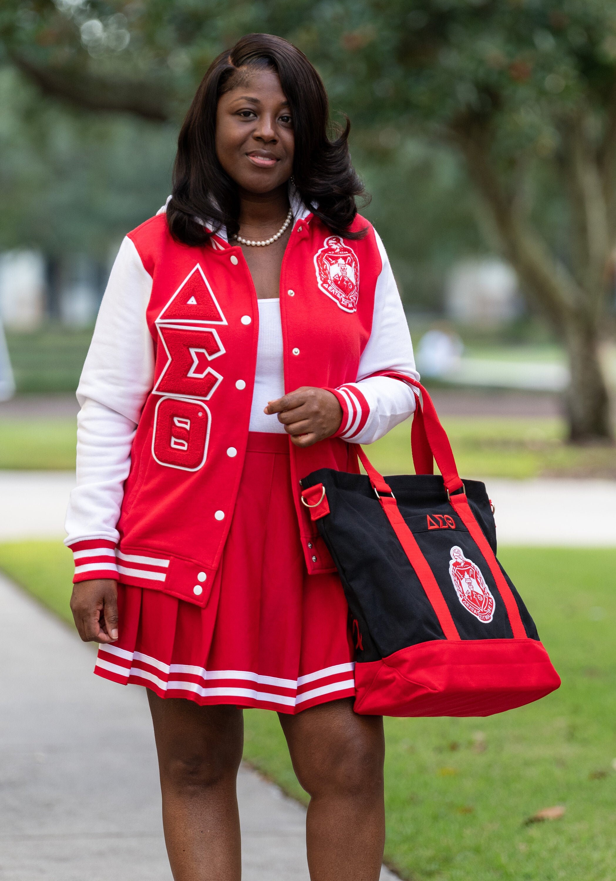 希少】Delta Sigma Theta Varsity Jacket 希少】Delta Sigma Theta Varsity Jacket