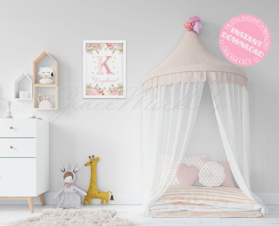 Little Girl Bedroom Mockup Kids Room Mockup Children Room Etsy