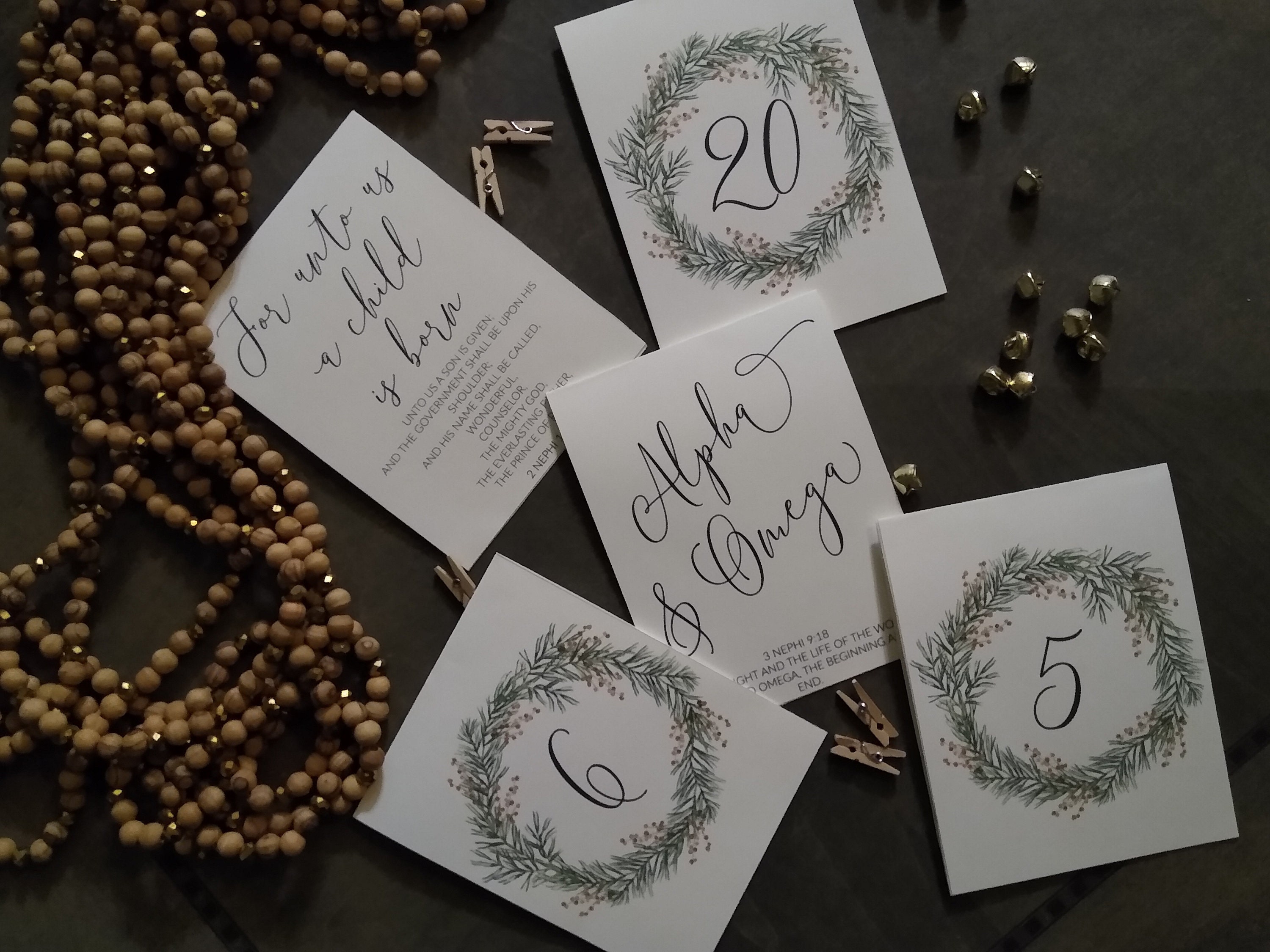 Book of Mormon Names of Jesus Christ Advent Calendar Instant Etsy