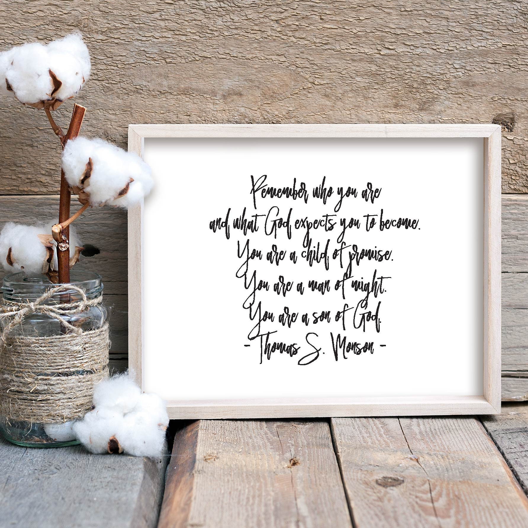 Thomas S. Monson Quote Printable - Instant Download - Etsy