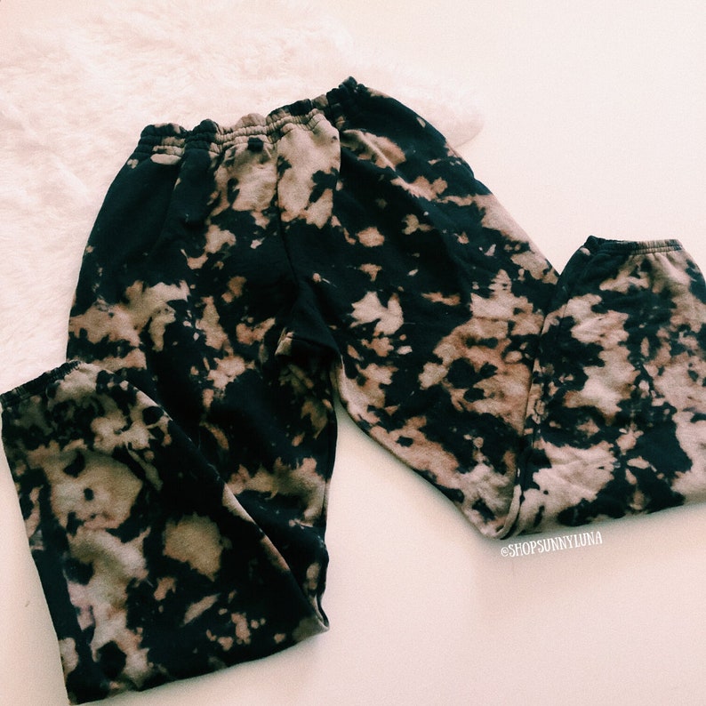 bleach sweatpants diy