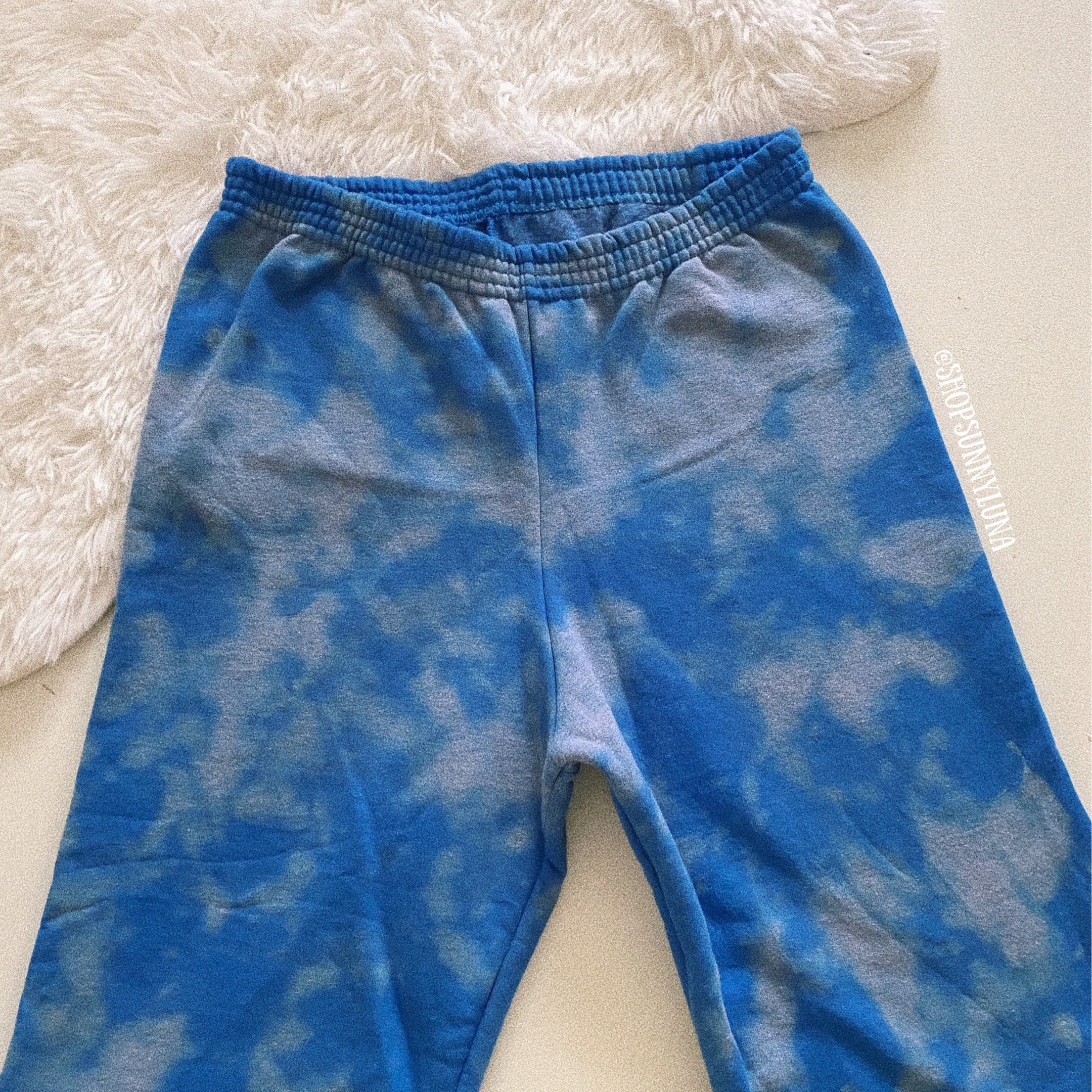 Bleach Tie Dye Champion Sweatpants | Etsy