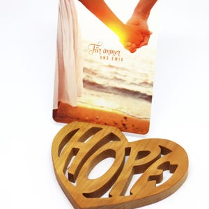 Thankgoods COEUR porte-carte postale HOPE