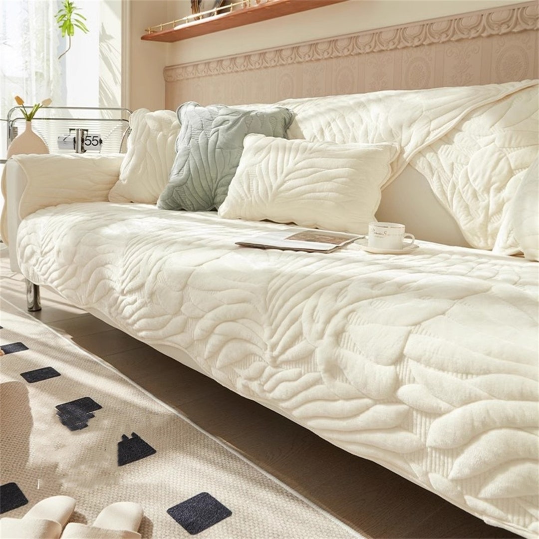 Vintage Sofa Cushion Velvet Sofa Slipcovers Non Slip Washable Etsy