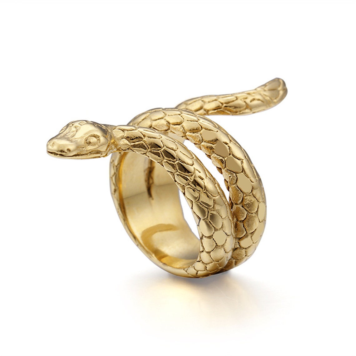 Gold Snake Ring for Men silver Snake Ring Cobra Ringsnake Etsy