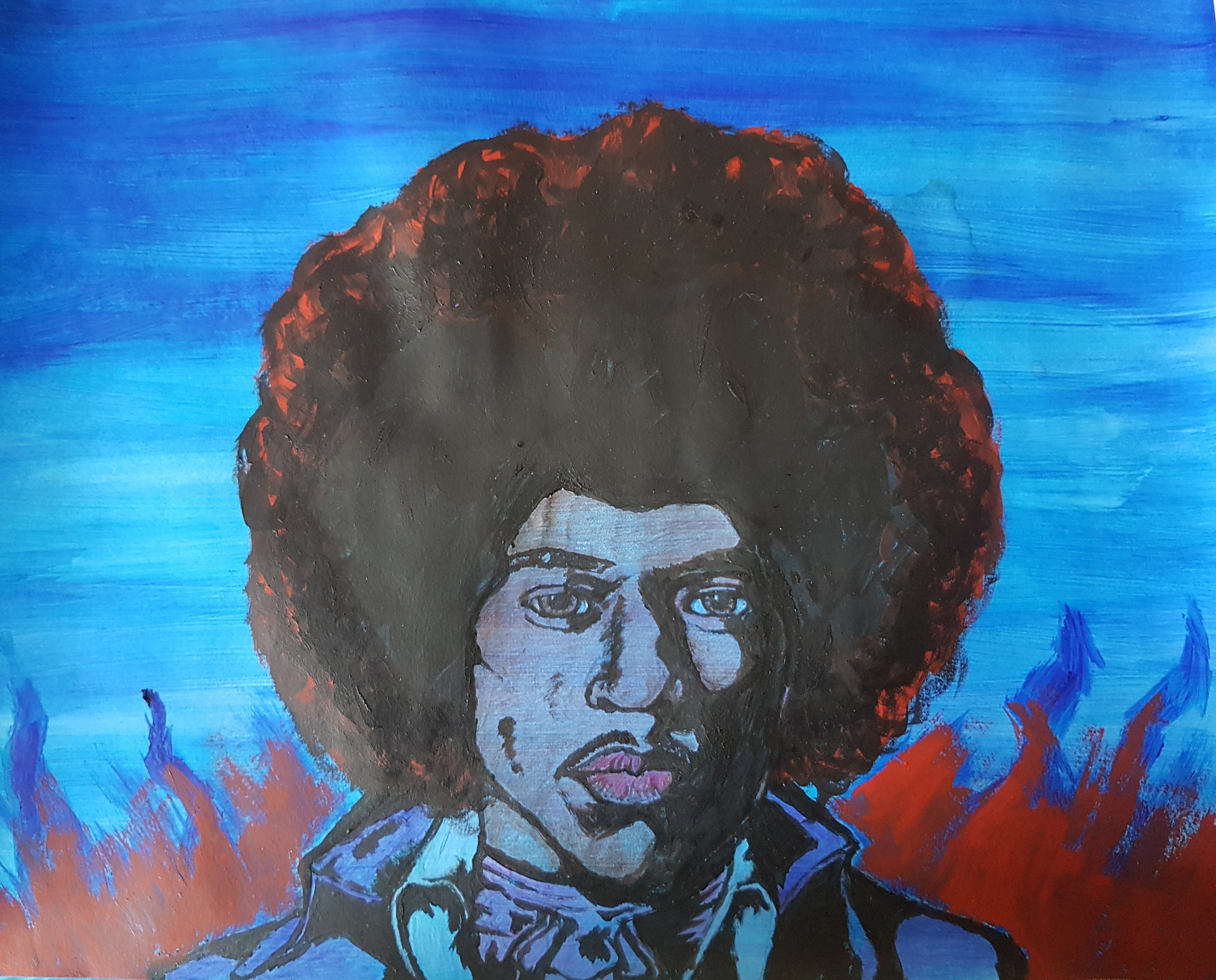 Original Jimi Hendrix 'Blue Flame' - www.glwec.in