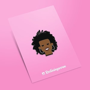Lauryn Hill hard enamel pin, hip hop gift