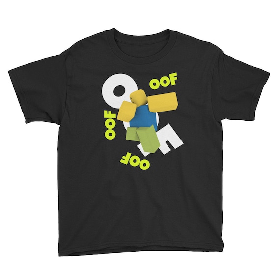 Oof Roblox Dancing Dabbing Noob Gifts For Gamers Youth Short Etsy - images of roblox noobs dabbing
