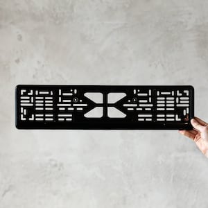 European License Plate Frame holder Skoda BMW Audi, universal Euro Auto Car Accessories Bracket