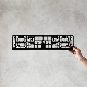 License Plate Frame Holder European Mockup BMW Audi universal Auto Plate Copy of License Plate Accessory Delete Cover Euro Sign Cling