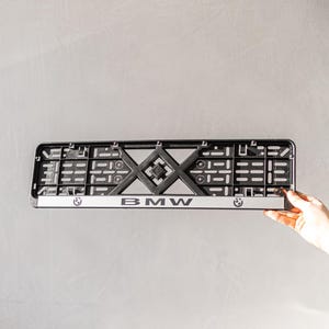 European License Frame Hyundai Audi holder universal Auto Plate Bracket Accessory Delete Cover Euro Sign Cling