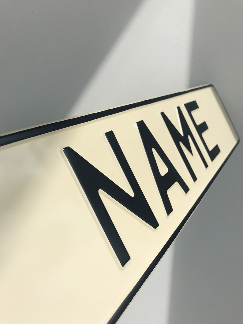 Download Beige Mockup License Name Plate Home Decor Metal Art | Etsy
