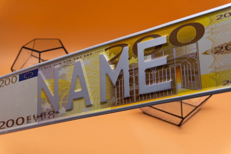 Download Mockup License Name Yellow Plate Home Decor Metal Art | Etsy