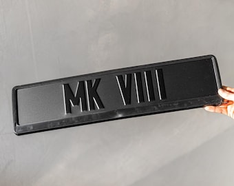 Custom license plate