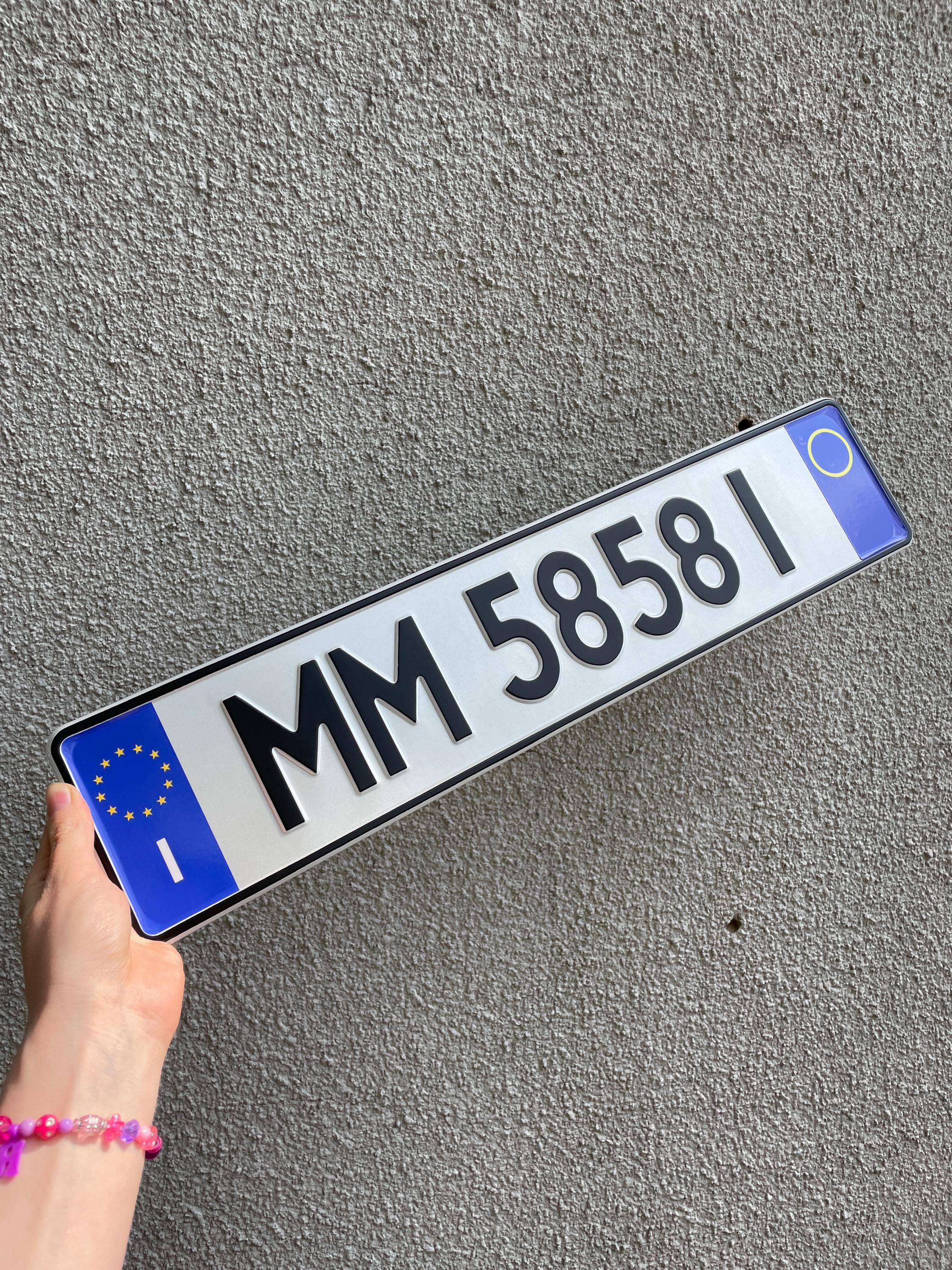 カン Funny Number Plates - Etsy Canada
