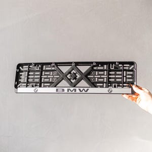 European License Plate Frame Skoda Audi holder universal Auto Plate Bracket Accessory Delete Cover Euro Sign Cling