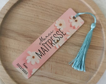 Personalized bookmark, gift idea for master, atsem mistress and nanny. School gift