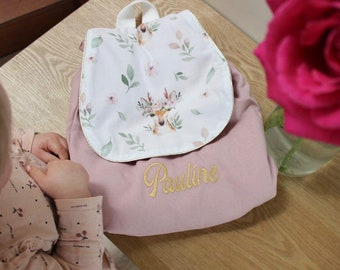 Sac à dos bébé, sac à dos enfant pour maternelle, sac crèche personnalisé, cadeau de naissance