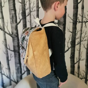 Cartable enfant personnalisé, sac a dos personnalisé maternelle ou crèche , grand sac image 4