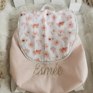 Baby backpack with first name, children's backpack, steering wheel, for kindergarten, personalized nursery bag, birth gift
